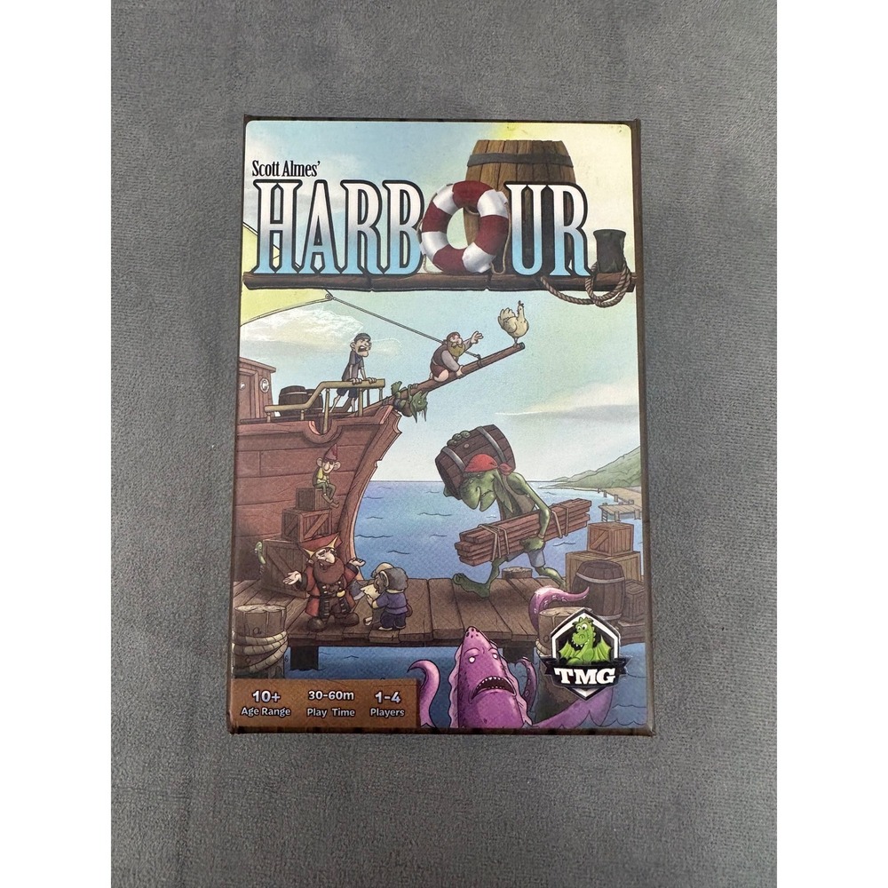 Harbour Board Game Scott Almes‎ Tasty Minstrel Games TMG 1-4 Players Complete